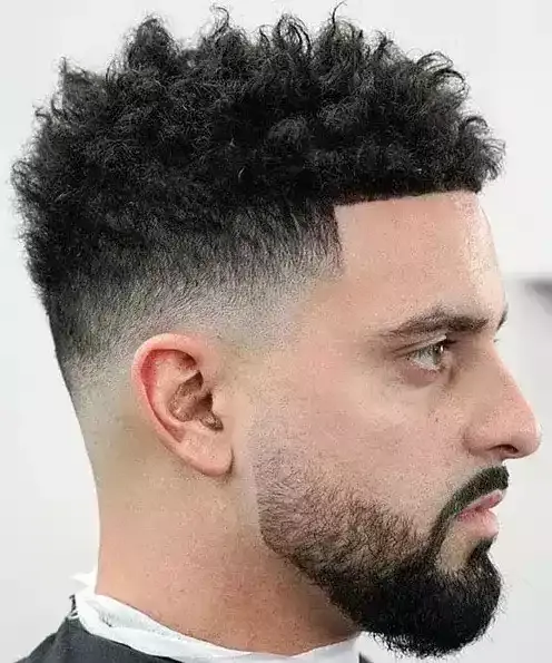 Messy Curls Up, Low Fade And Shape Up