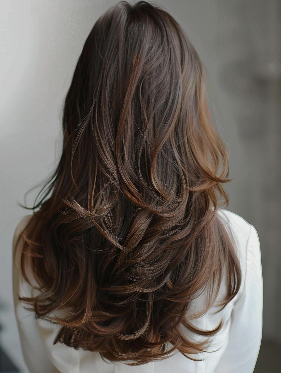 Add volume and texture with timeless layered haircuts for long hair!