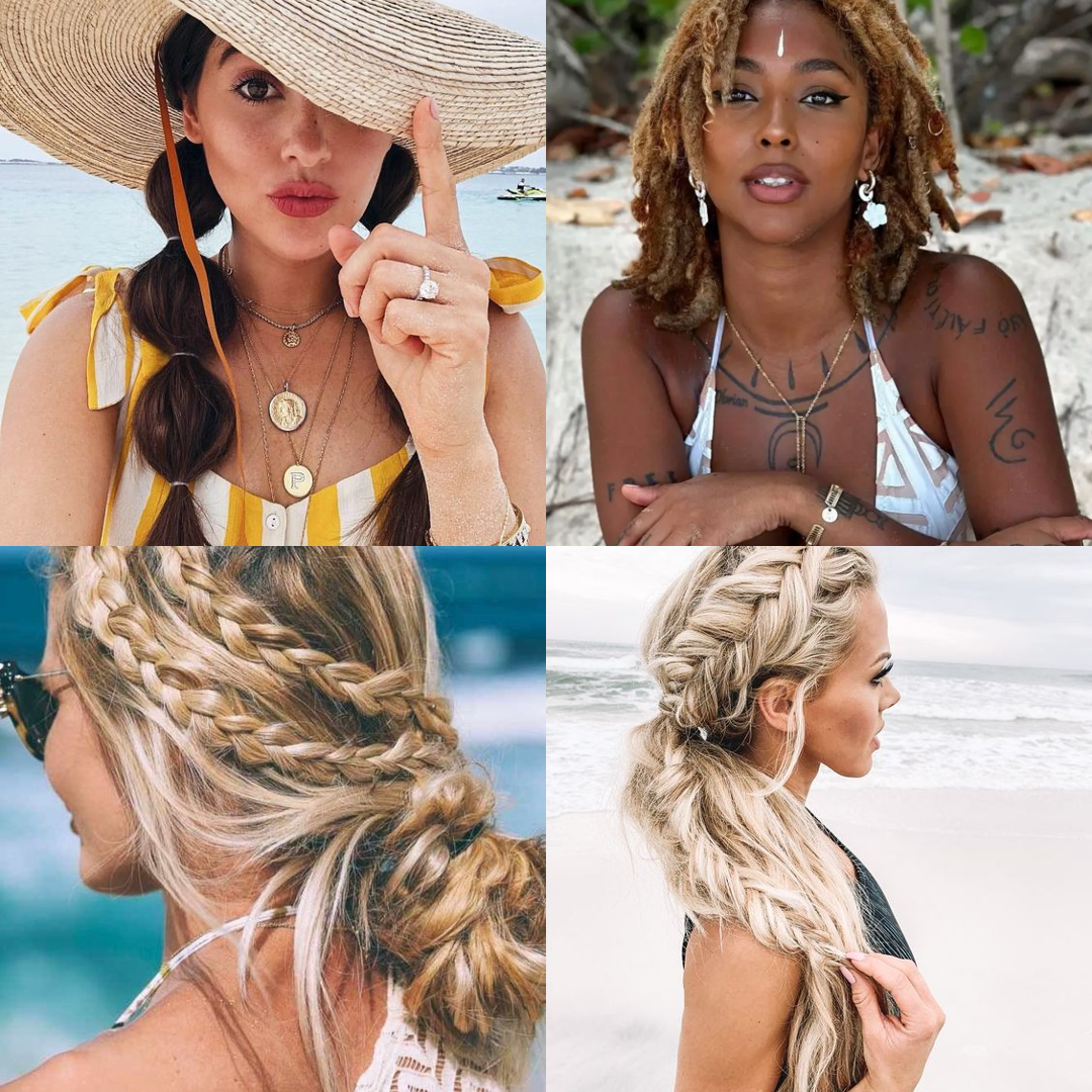 Beachy braids- Stay stylish and cool on your vacation!