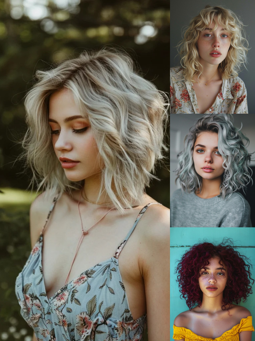 Chic and versatile shoulder-length curly hairstyles - embrace your natural texture! #CurlyHair #EffortlessStyle #HairGoals