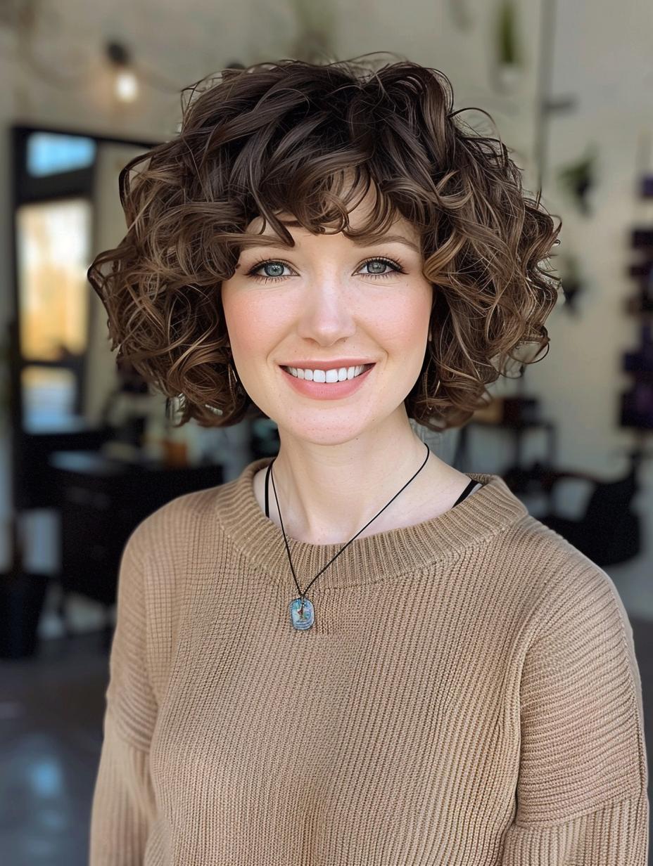 Curly bob haircuts - Stylish and manageable for any curl type!