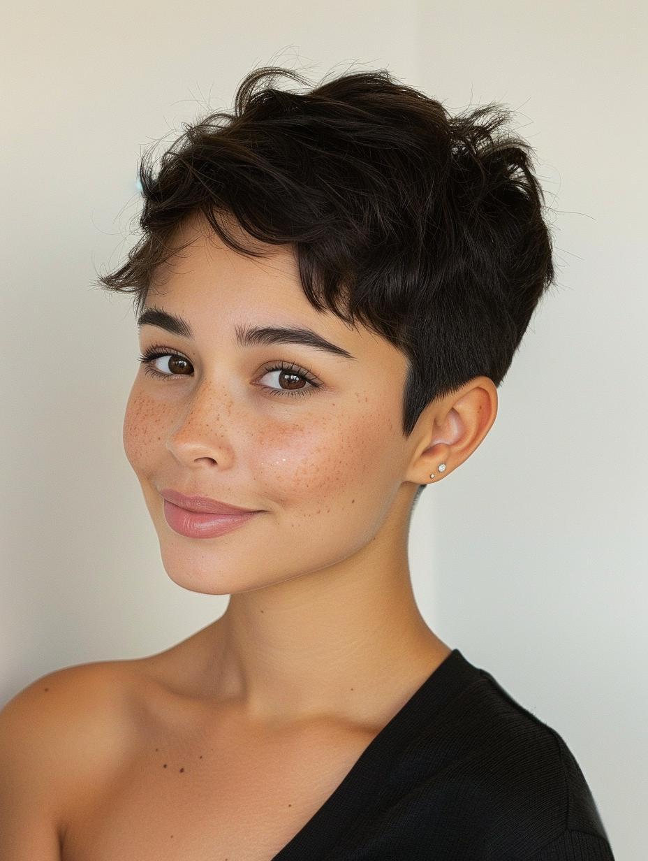 Curly top meets shaved sides for a modern, textured look. Embrace your natural curls!