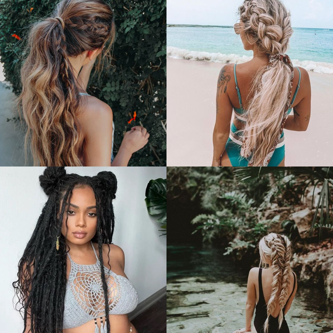 Effortless beach waves- Perfect for a breezy vacation look!
