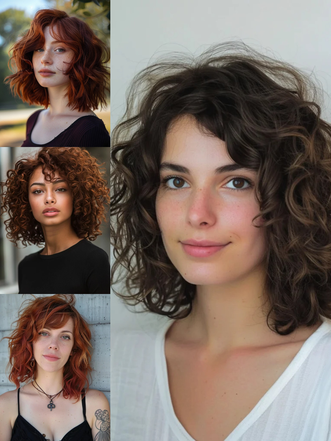 Effortlessly stylish shoulder-length curly hairstyles - perfect for natural curls or styled waves. #CurlyHair #ShoulderLength #LowMaintenance