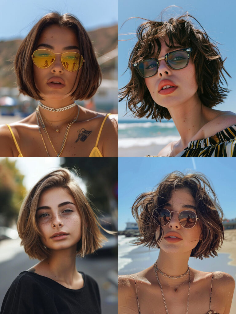 Embrace summer with chic and playful bob haircuts!
