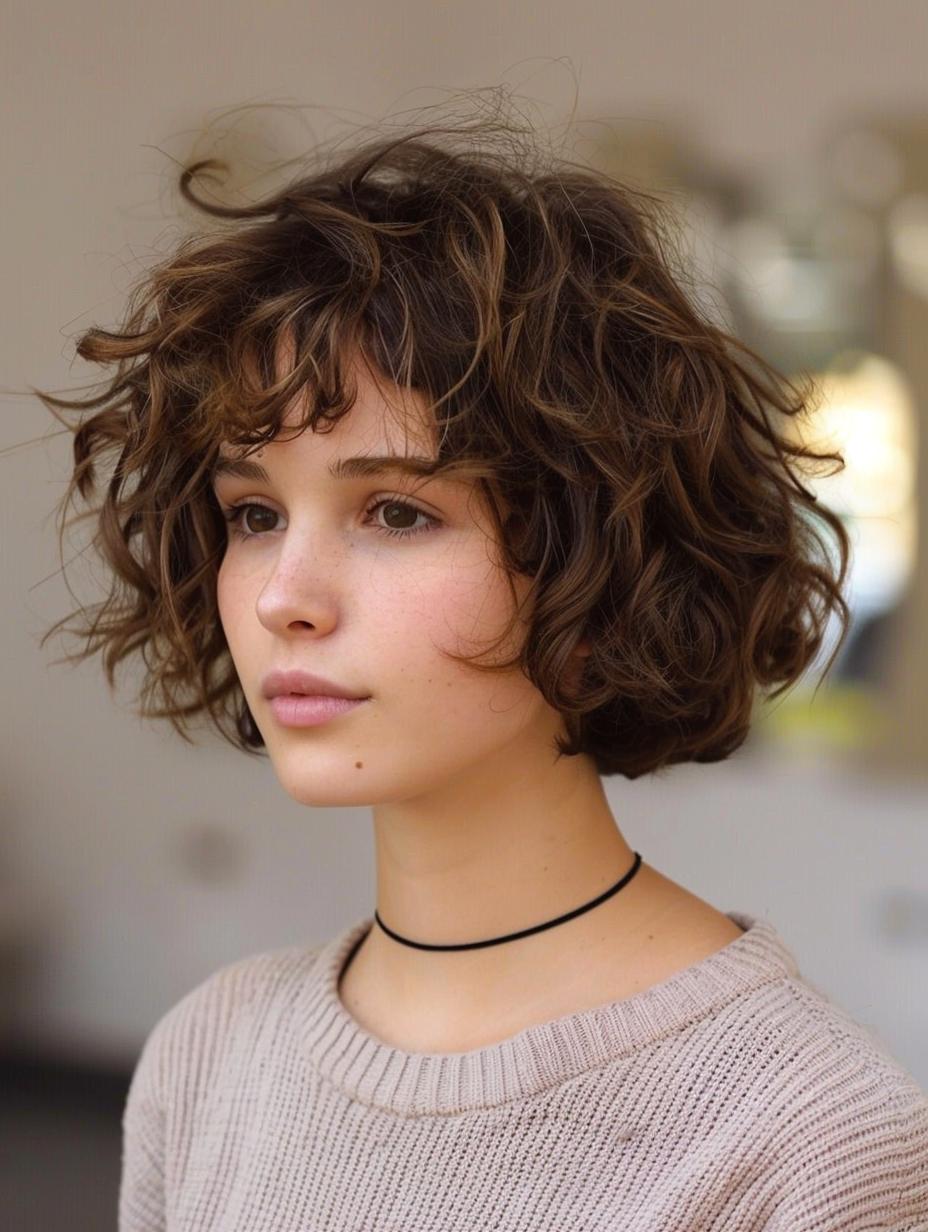 Embrace the curl - Trendy bob styles for all face shapes!