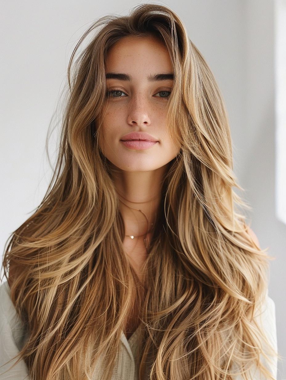 Embrace the trend with versatile layered haircuts for long hair