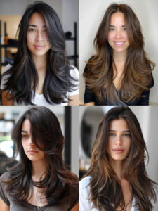 Embrace your inner rockstar - layered long hair is perfect for effortless cool