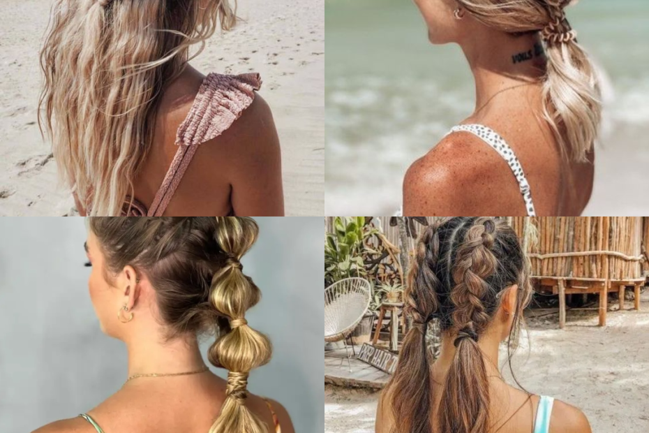 Loose braids- Perfect for a relaxed vacation look!