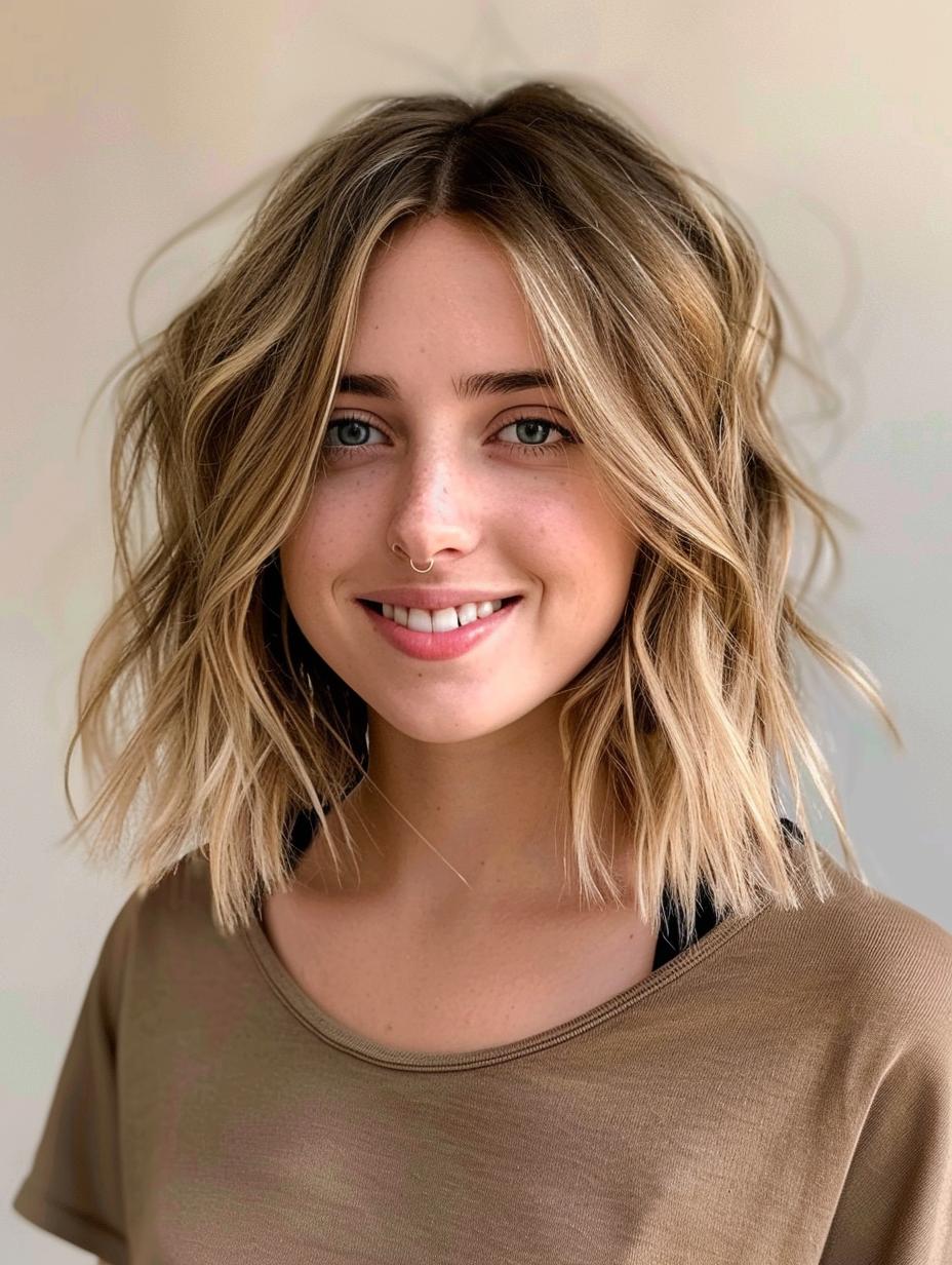 Low-maintenance chic - Medium bob that’s easy to style and perfect