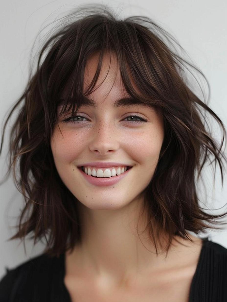 Low-maintenance medium bob - Ideal for busy lifestyles. Stay chic with minimal effort!