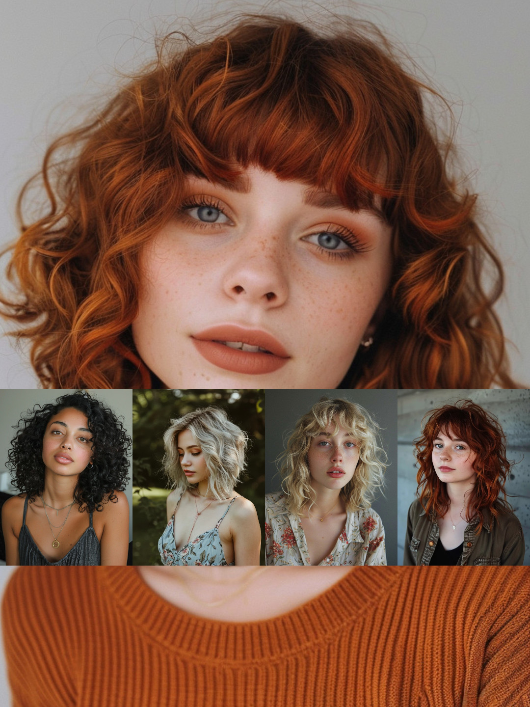 Natural texture meets chic style with shoulder-length curly cuts - manageability and versatility! #CurlyHair #ShoulderLength #EffortlessStyle